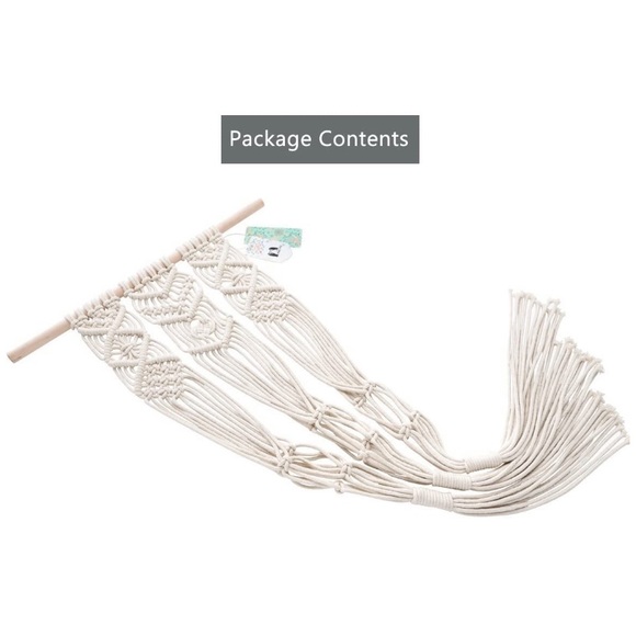 Macrame Triple Hanging Planter Wall Home Decor 30” - Picture 6 of 7